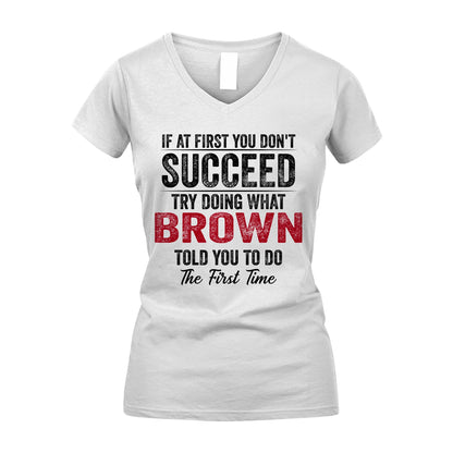 BROWN 13K1-357 If At First You Don't Succeed...
