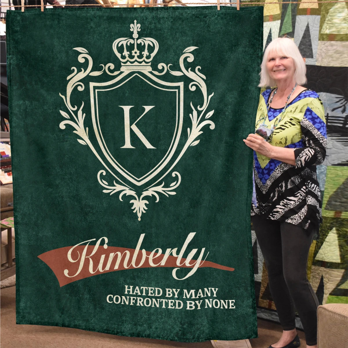 Hated by Many Confronted by None Old Money Blanket KIMBERLY 13K1 BK19