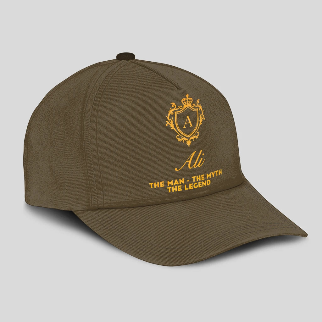 The Man The Myth The Legend Luxury Olive Cap ALI 13K1 C91PF