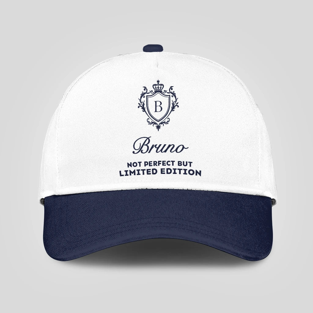 Not Perfect But Limited Edition Blue And White Luxury Cap BRUNO 13K1 C151PF