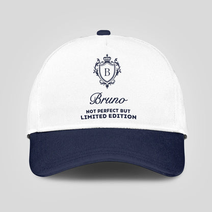 Not Perfect But Limited Edition Blue And White Luxury Cap BRUNO 13K1 C151PF