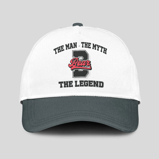 The Man The Myth The Legend Custom Initial Letter And Name Cap BEAR 13K1 C38PF