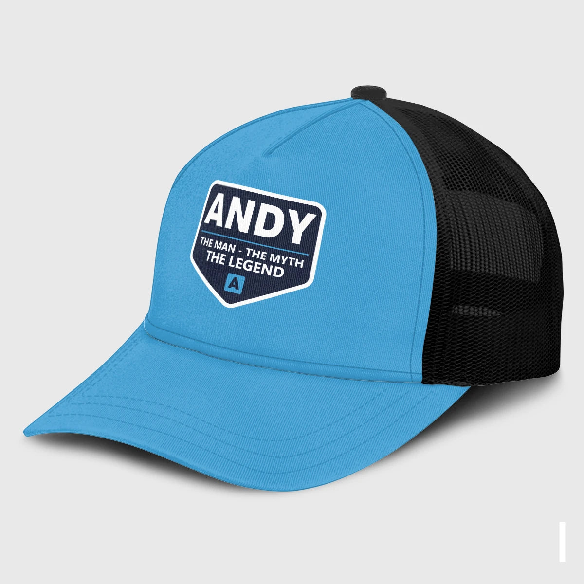 The Man The Myth The Legend Light Blue Mesh Cap ANDY 13K1 C190PF