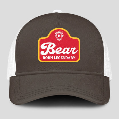 Born Legendary Charcoal Mesh Cap BEAR 13K1 C196PF