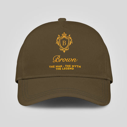 The Man The Myth The Legend Luxury Olive Cap BROWN 13K1 C91PF