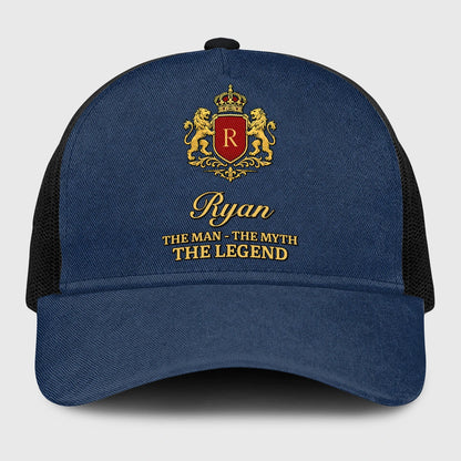 The Man The Myth The Legend Royal Blue Mesh Cap RYAN 13K1 C187PF