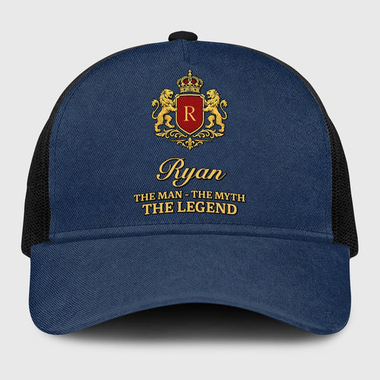 The Man The Myth The Legend Royal Blue Mesh Cap RYAN 13K1 C187PF