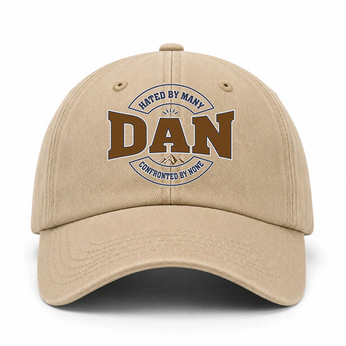 Hated By Many Confronted By None Washed Cap DAN 13K1 C36PF