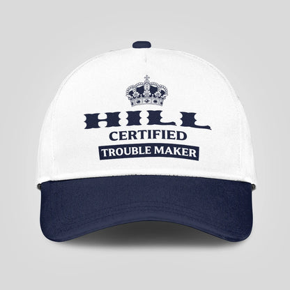 Certified Your Name Trouble Maker Washed Cap HILL 13K1 C148PF