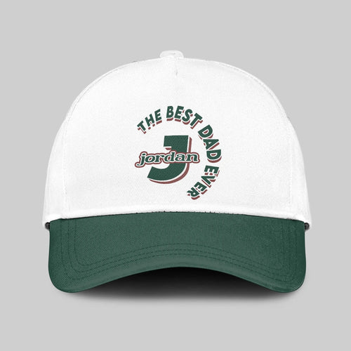 The Best Dad Ever Custom Name Cap JORDAN 13K1 C35PF