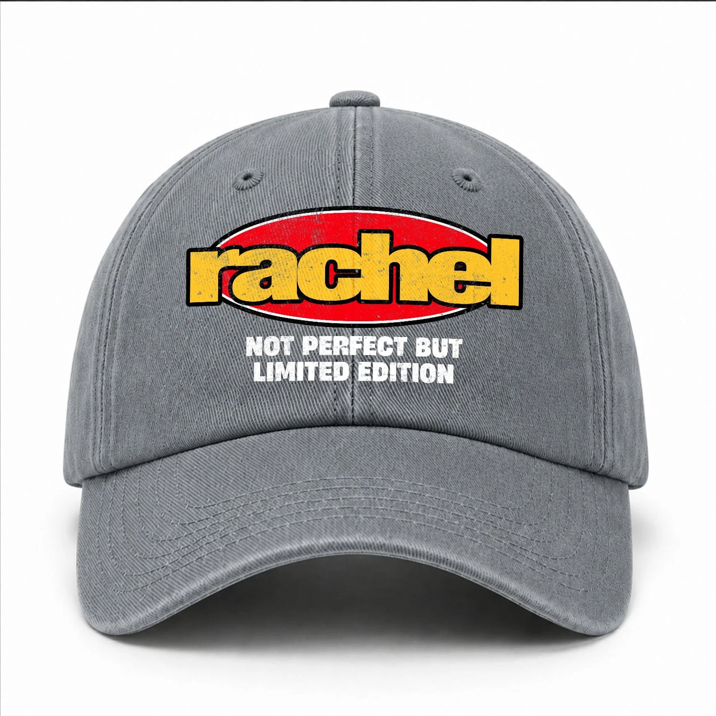 Your Name Not Perfect But Limited Edition Red Logo Washed Cap RACHEL 13K1 C84PF