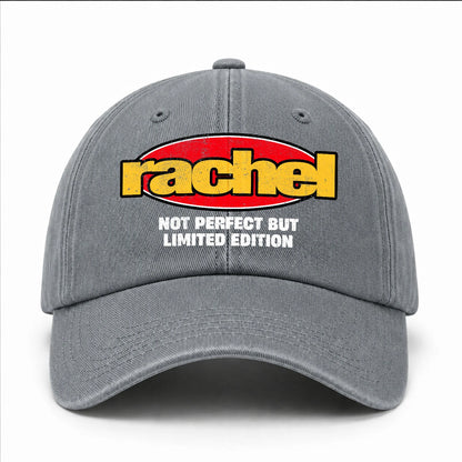 Your Name Not Perfect But Limited Edition Red Logo Washed Cap RACHEL 13K1 C84PF