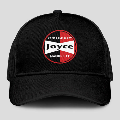 Keep Calm & Let Your Name Handle It Black Mesh Cap JOYCE 13K1 C206PF