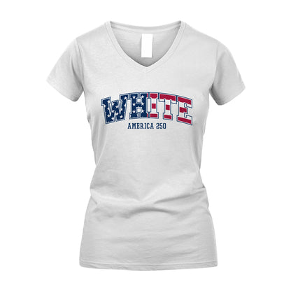 WHITE 13K1-555 America 250 Personalized
