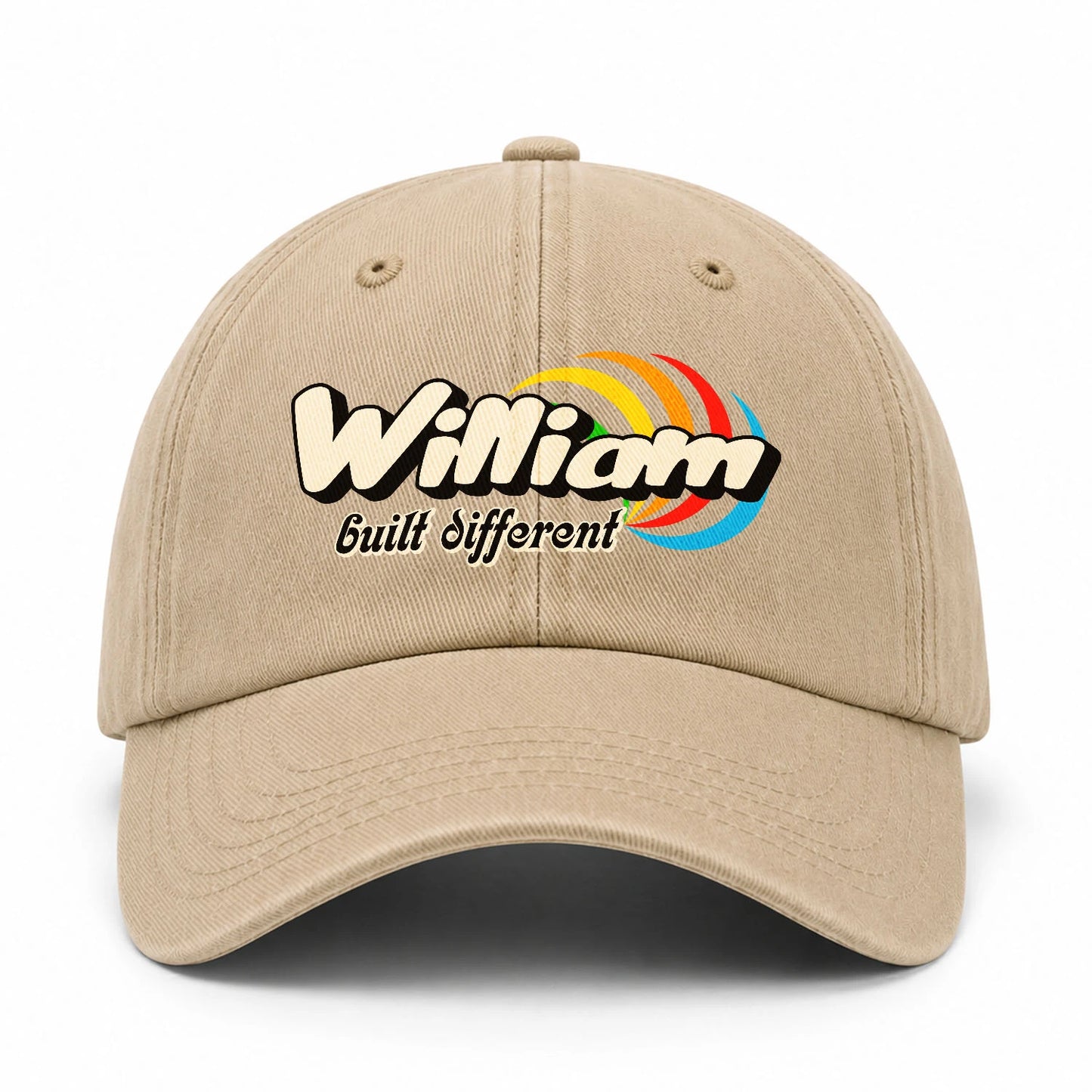 Your Name Built Different Retro Washed Cap WILLIAM 13K1 C55PF