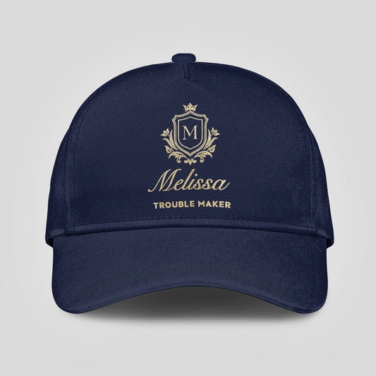 Trouble Maker Golden Logo Navy Cap MELISSA 13K1 C155PF