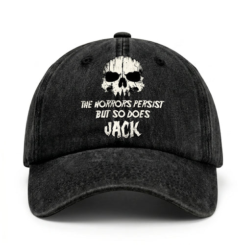The Horrors Persist But So Does Your Name Cool Skull Washed Cap JACK 13K1 C134PF