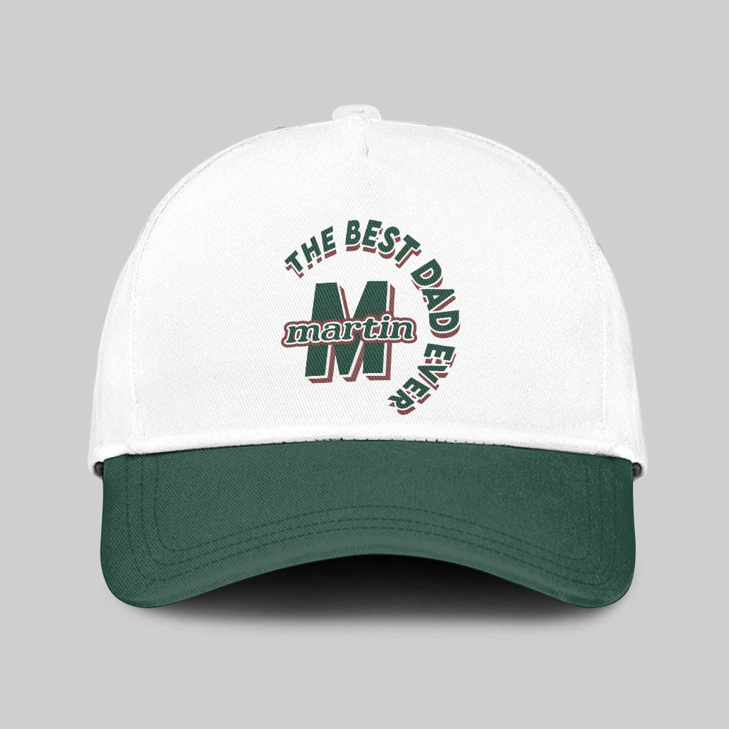 The Best Dad Ever Custom Name Cap MARTIN 13K1 C35PF