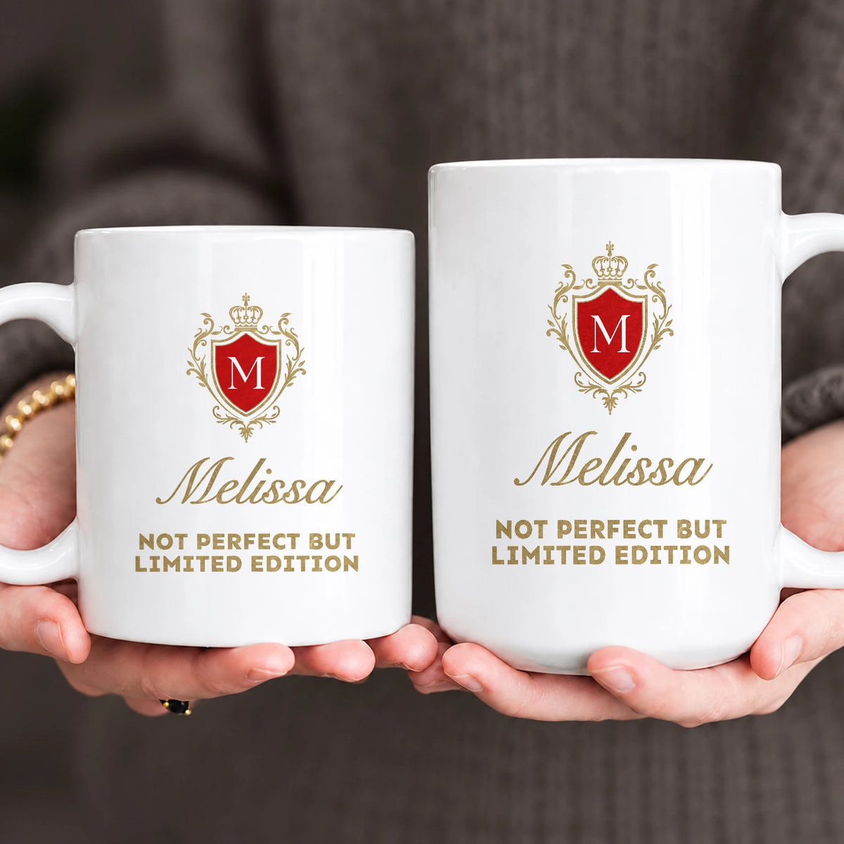 Not Perfect But Limited Eidition Golden Logo Mug MELISSA 13K1 MG19