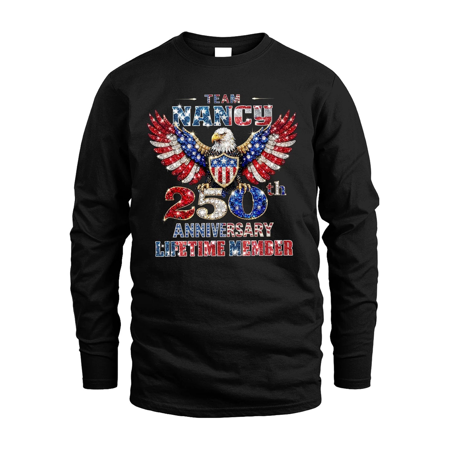 NANCY 13K1-523 Personalized "Team...Lifetime Member" America 250 Design