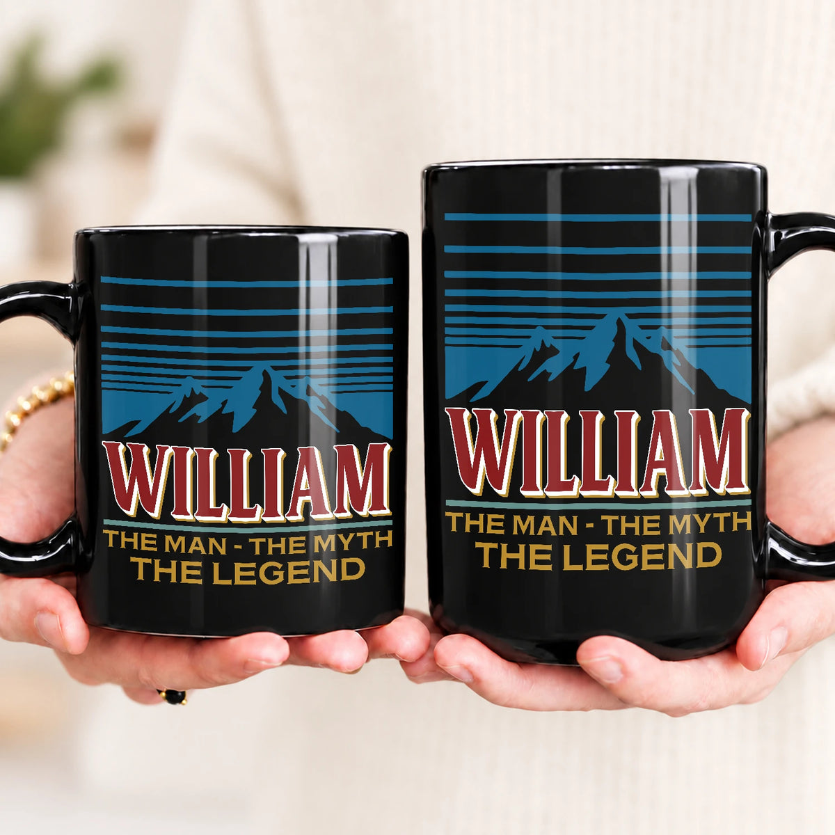 The Man The Myth The Legend Mountain Mug WILLIAM 13K1 MG04