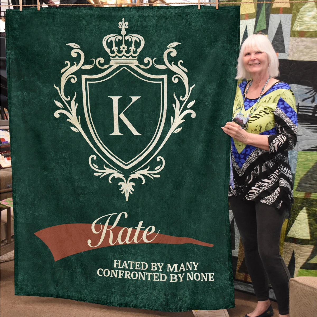 Hated by Many Confronted by None Old Money Blanket KATE 13K1 BK19
