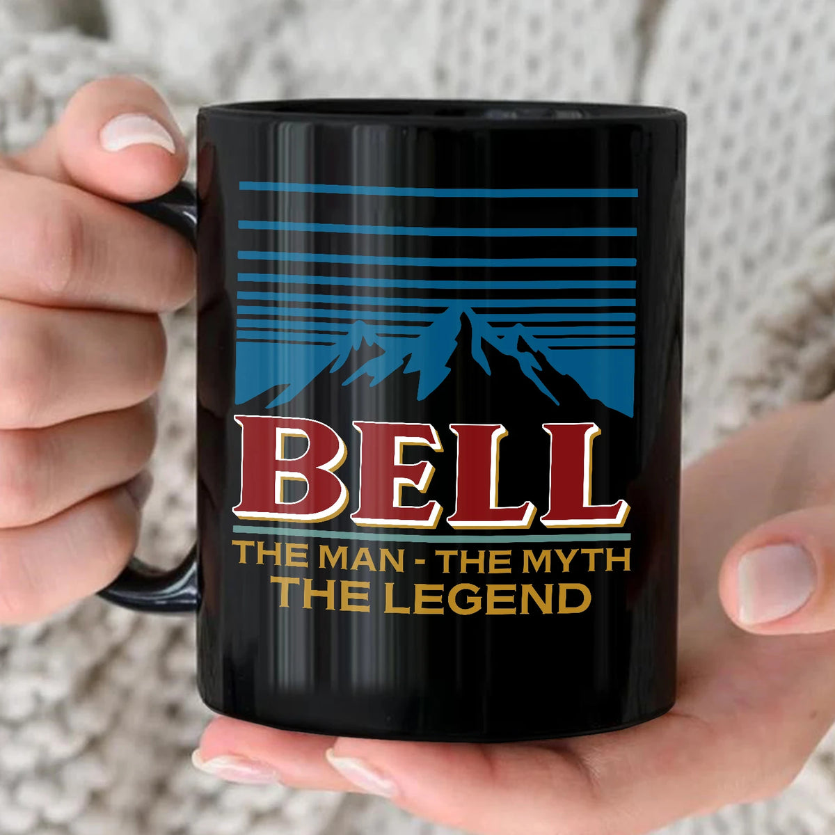 The Man The Myth The Legend Mountain Mug BELL 13K1 MG04
