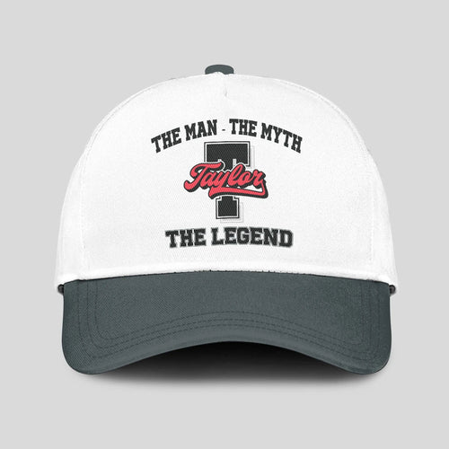 The Man The Myth The Legend Custom Initial Letter And Name Cap TAYLOR 13K1 C38PF