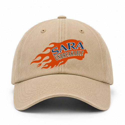 Your Name Unbreakable Logo Washed Cap SARA 13K1 C69PF