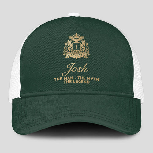 The Man The Myth The Legend Sage Green Mesh Cap JOSH 13K1 C192PF