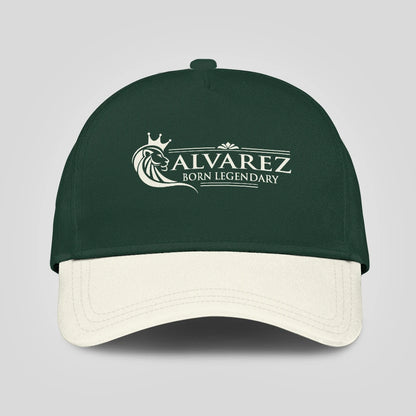 Born Legendary Lion Logo Sage Green And Beige Cap ALVAREZ 13K1 C182PF