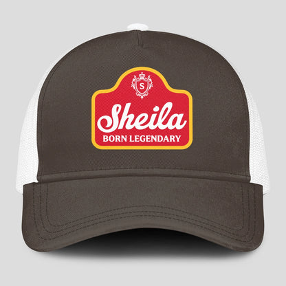 Born Legendary Charcoal Mesh Cap SHEILA 13K1 C196PF
