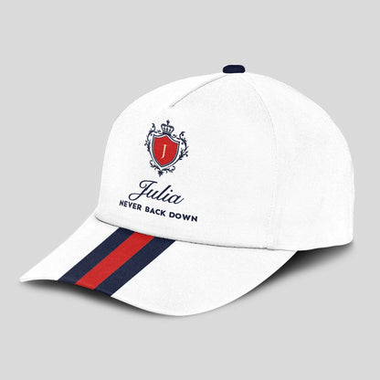 Never Back Down Stripped Cap JULIA 13K1 C86PF