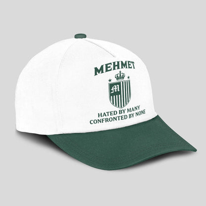 Hated By Many Confronted By None Luxury Logo Cap MEHMET 13K1 C41PF