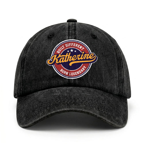 Built Different Born Legendary Logo Washed Cap KATHERINE 13K1 C65PF