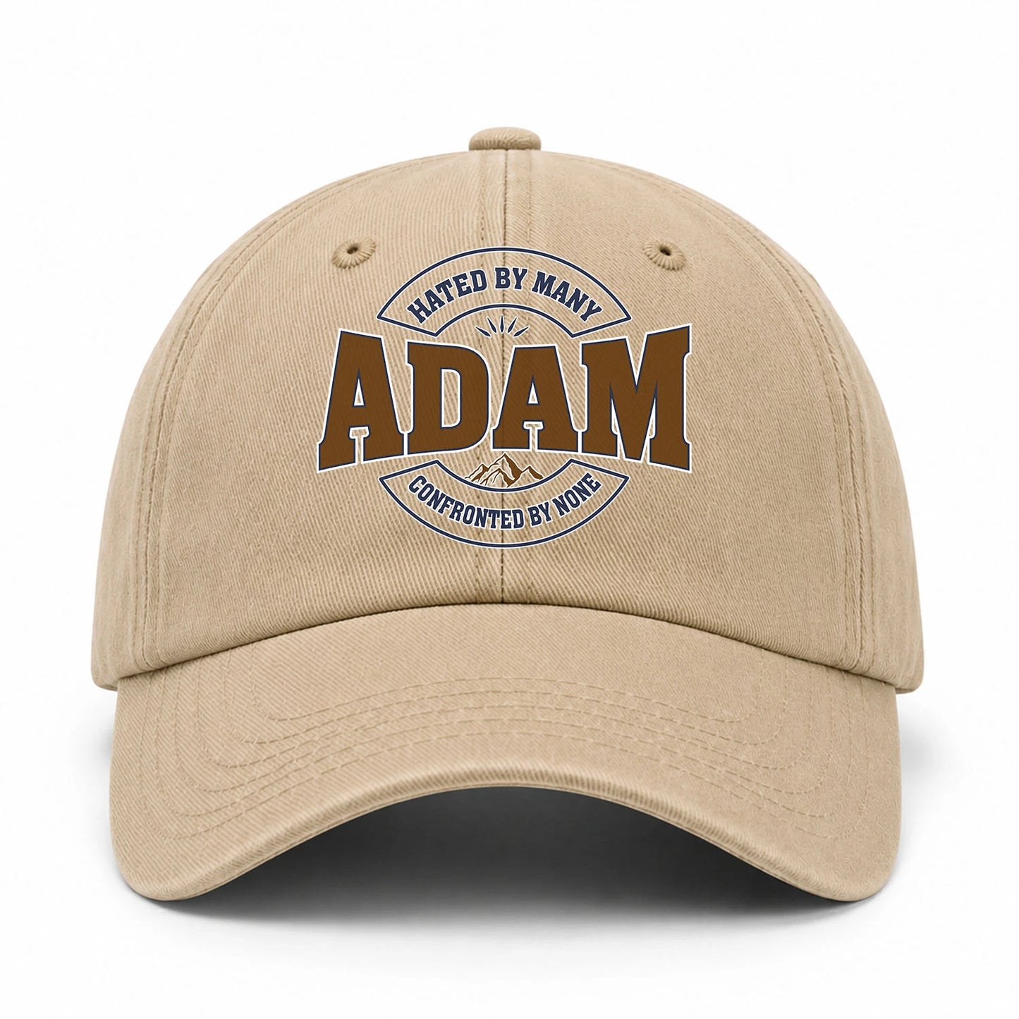Hated By Many Confronted By None Washed Cap ADAM 13K1 C36PF