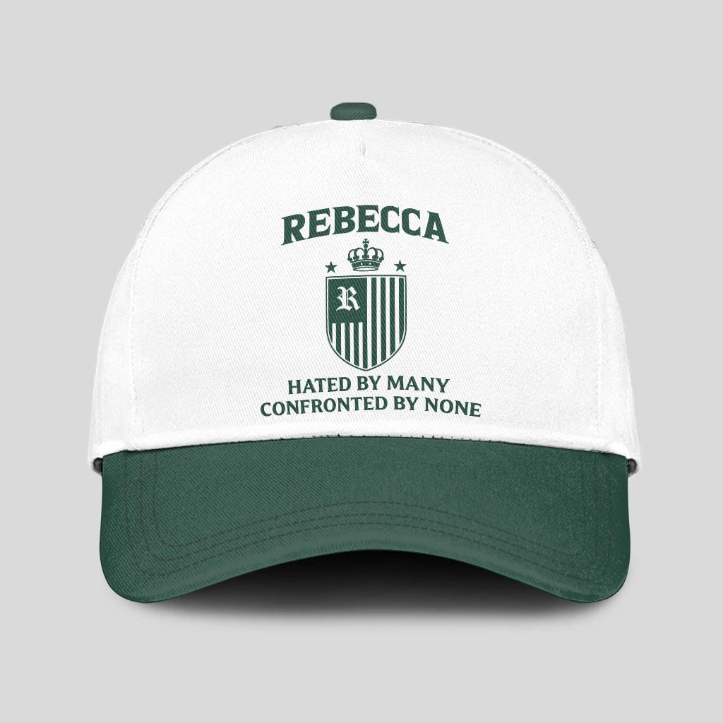 Hated By Many Confronted By None Luxury Logo Cap REBECCA 13K1 C41PF