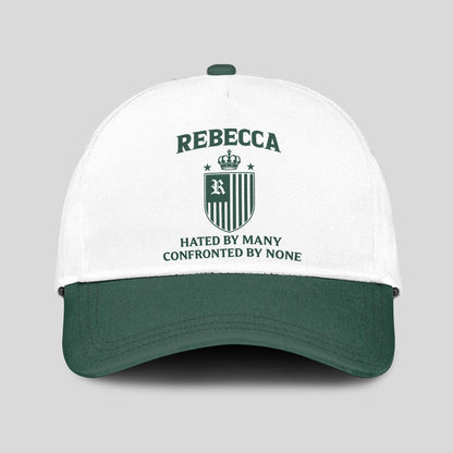 Hated By Many Confronted By None Luxury Logo Cap REBECCA 13K1 C41PF