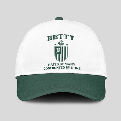 Hated By Many Confronted By None Luxury Logo Cap BETTY 13K1 C41PF