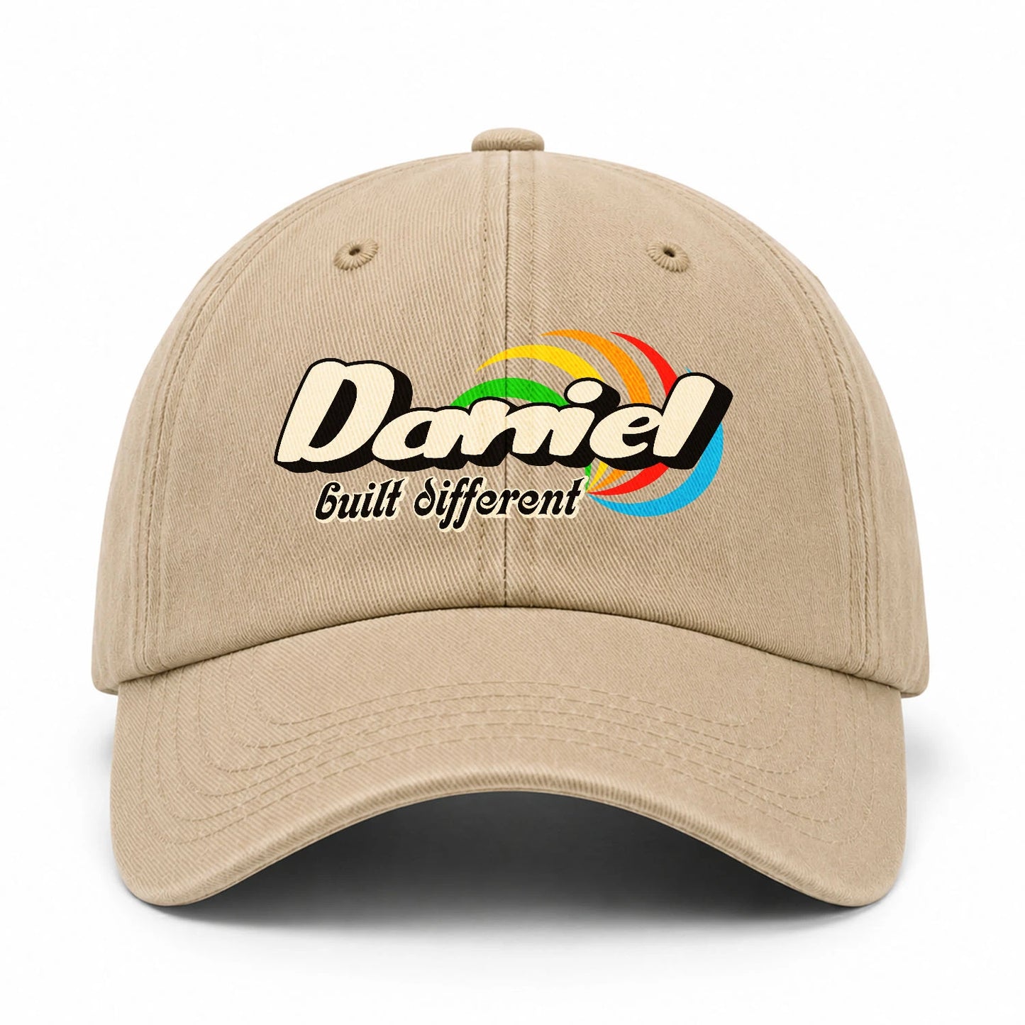 Your Name Built Different Retro Washed Cap DANIEL 13K1 C55PF