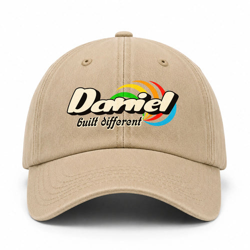 Your Name Built Different Retro Washed Cap DANIEL 13K1 C55PF