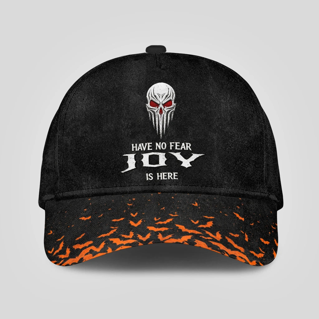 The Horrors Persist But So Does Your Name Skull Halloween Cap JOY 13K1 C125PF