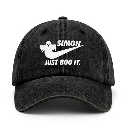 Just Boo It Halloween Washed Cap SIMON 13K1 C83PF