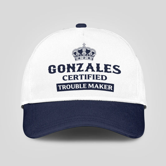 Certified Your Name Trouble Maker Washed Cap GONZALES 13K1 C148PF