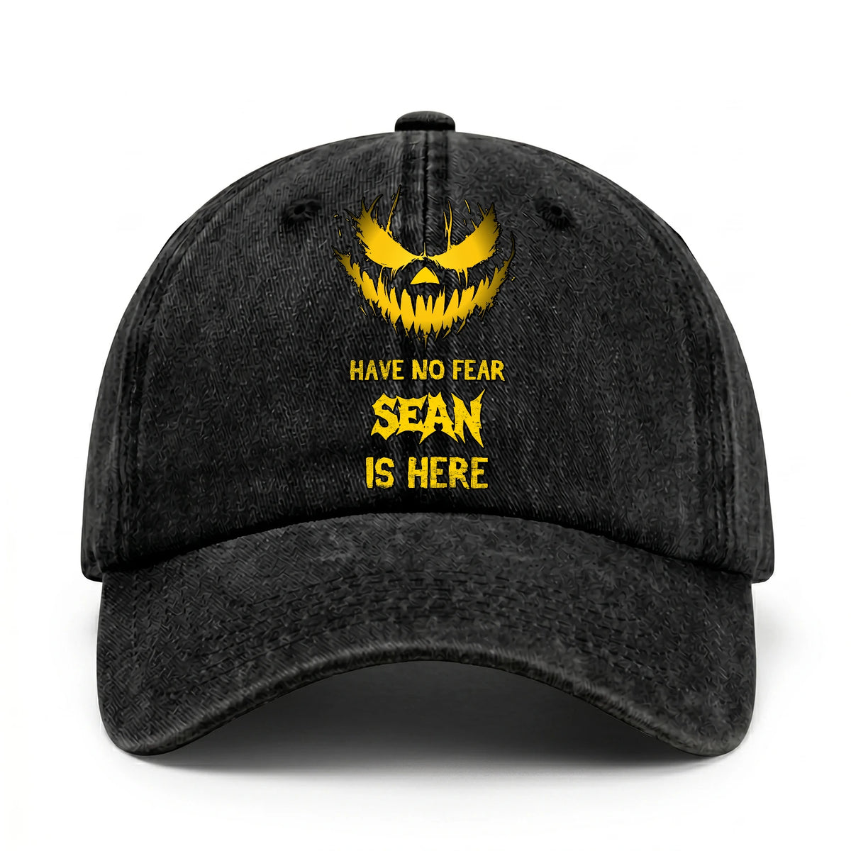 Have No Fear Your Name Is Here Jack O' Lantern Washed Cap SEAN 13K1 C135PF