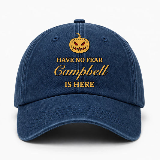 Have No Fear Your Name Is Here Jack O' Lantern Washed Cap CAMPBELL 13K1 C165PF