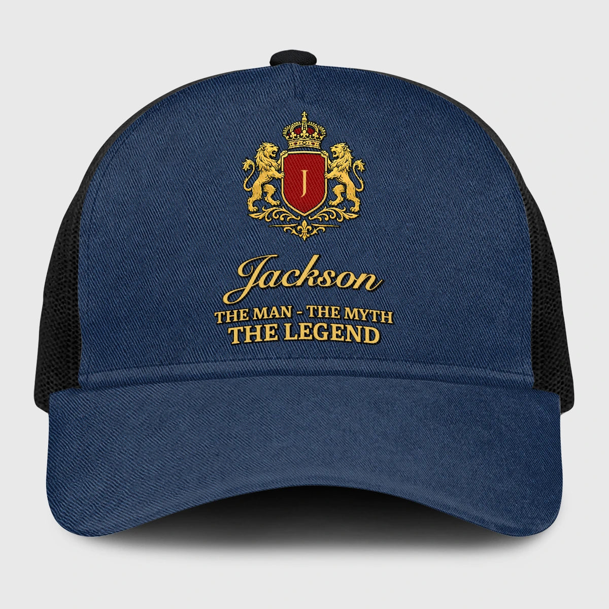 The Man The Myth The Legend Royal Blue Mesh Cap JACKSON 13K1 C187PF