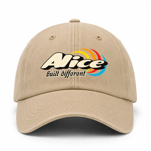 Your Name Built Different Retro Washed Cap ALICE 13K1 C55PF