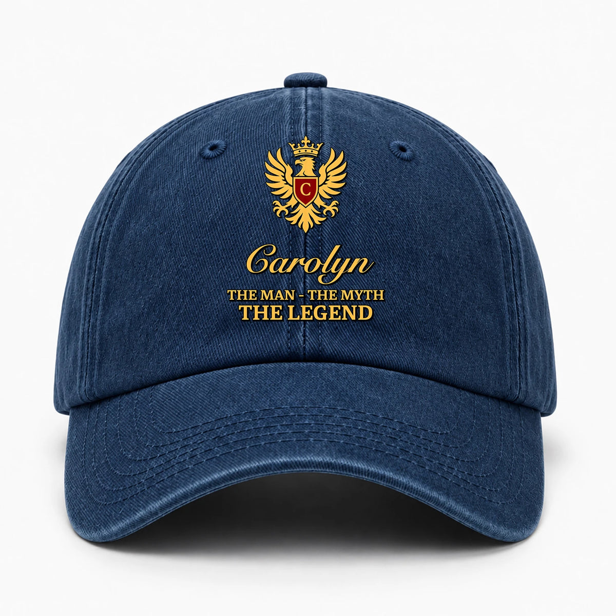 The Man The Myth The Legend King Eagle Washed Cap CAROLYN 13K1 C149PF