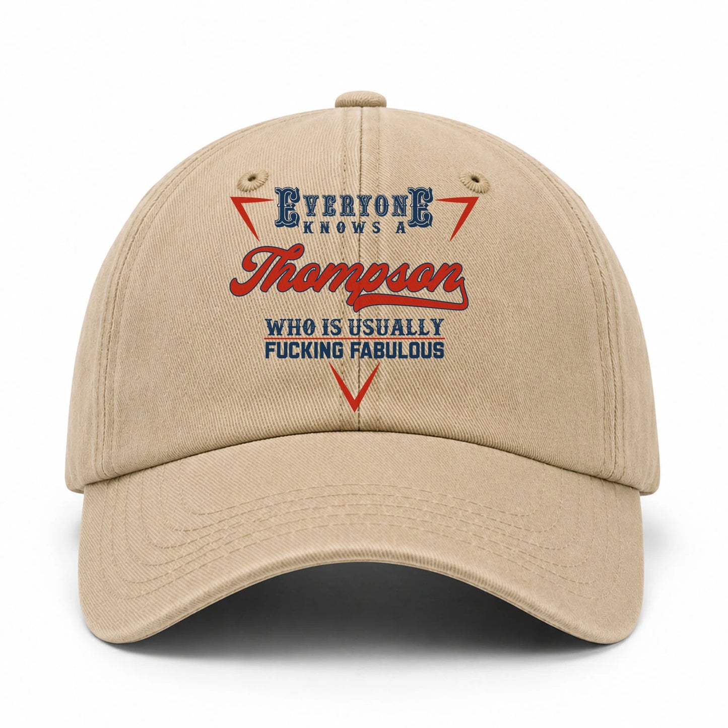 Everyone Knows A Your Name Who Is Usually Fucking Fabulous Washed Cap THOMPSON 13K1 C53PF